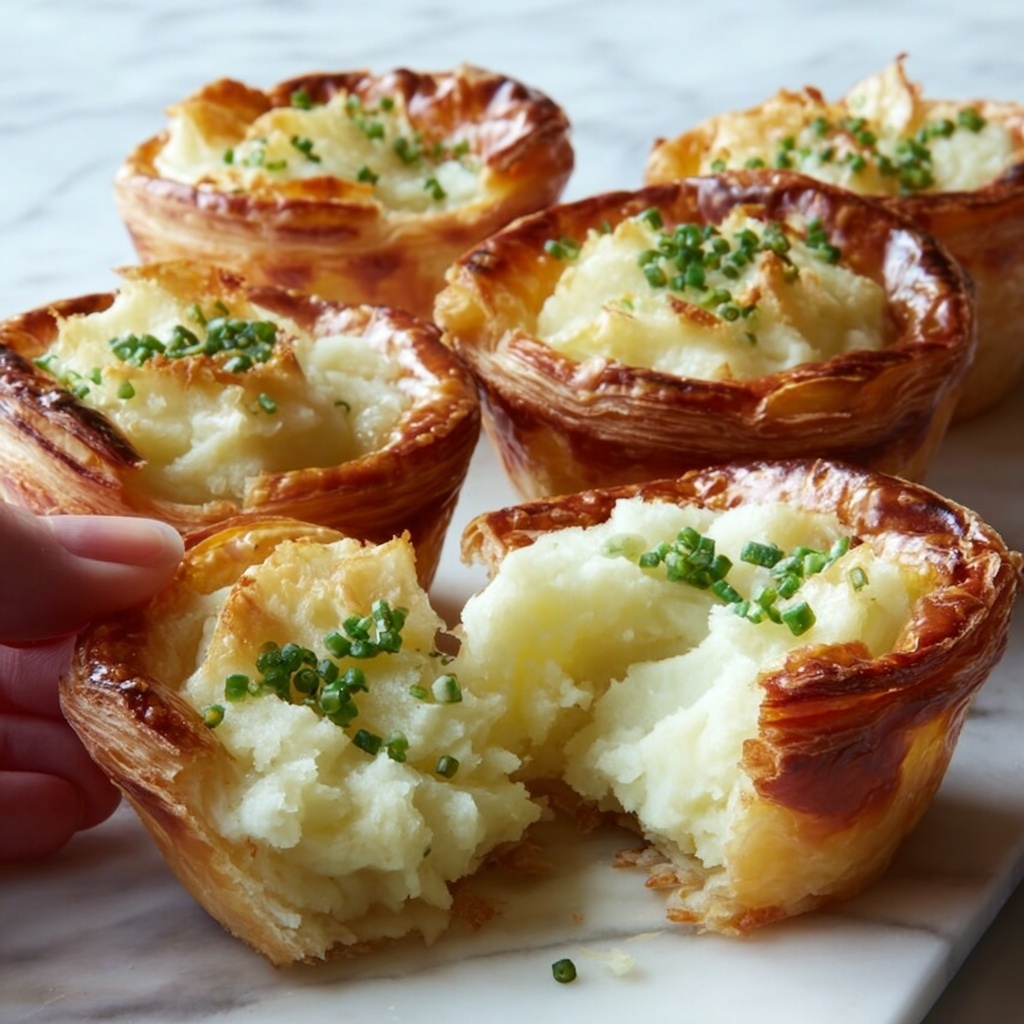 Mashed Potato & Chive Puff Cups Recipe - Recipe Image