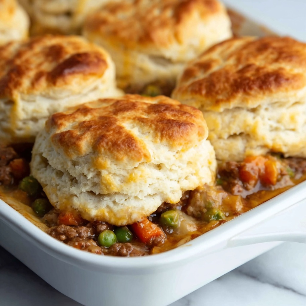 Chicken and Biscuit Casserole Recipe - Recipe Image