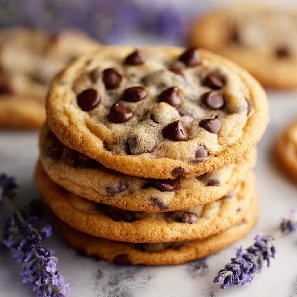 Lavender Chocolate Chip Cookies Recipe - Recipe Image