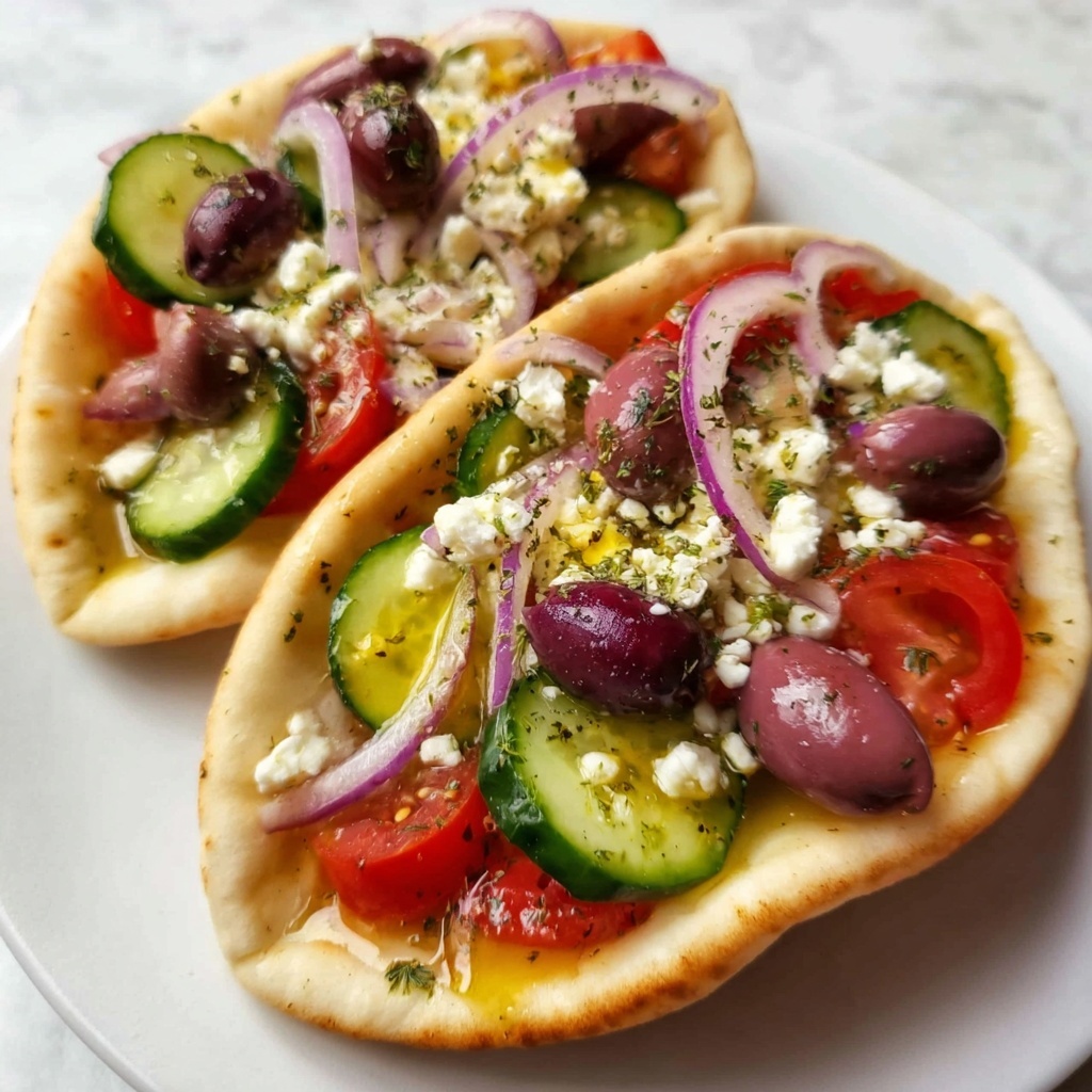 Greek Salad Pita Pockets Recipe - Recipe Image