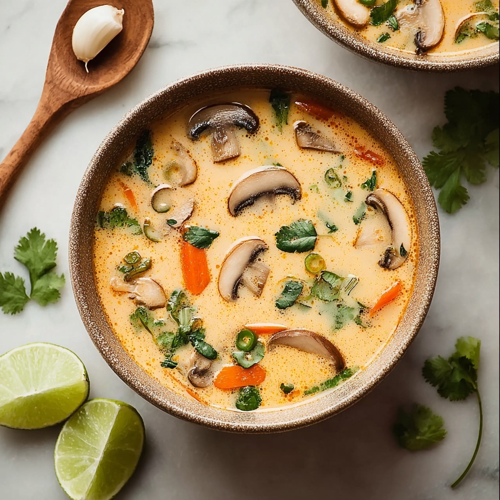 Savory Slow Cooker Tom Kha Soup That Warms Every Soul Recipe - Recipe Image