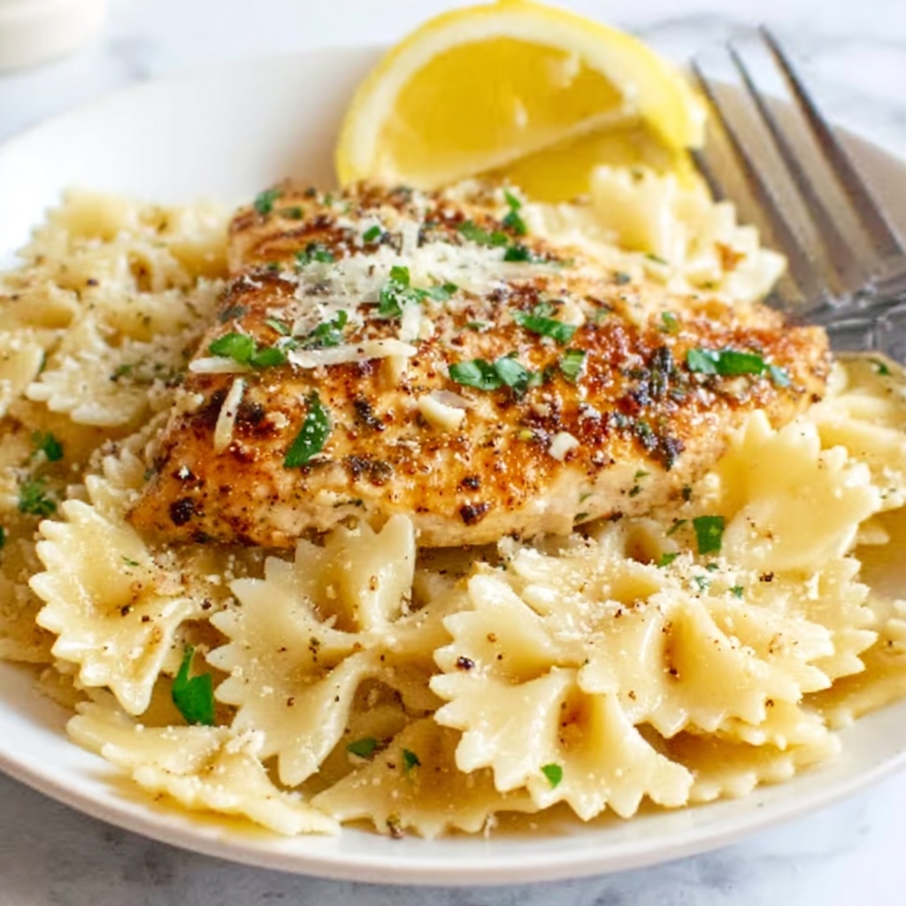Lemon Chicken Pasta Recipe - Recipe Image
