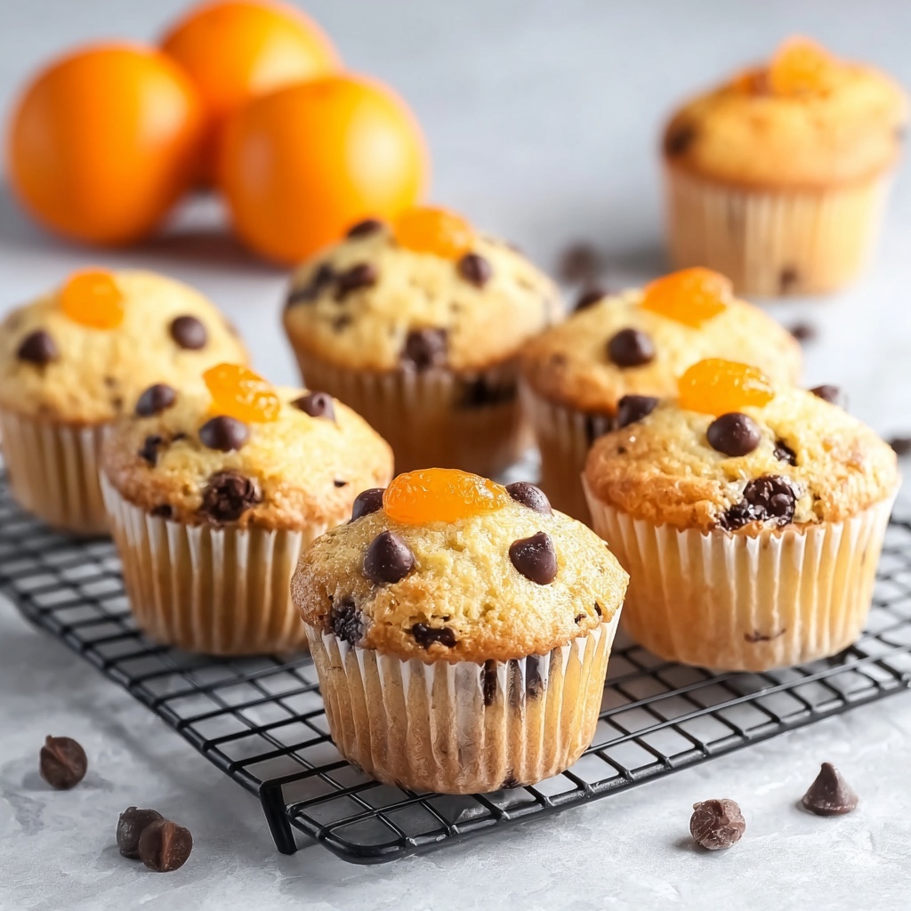 Zesty Orange Chocolate Chip Muffins Recipe - Recipe Image