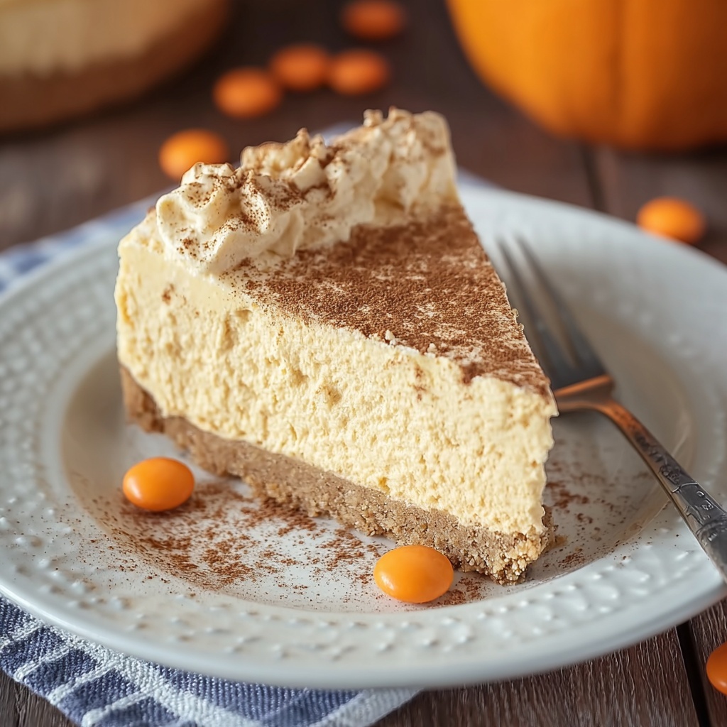 Delightful Pumpkin Fluff Pie for Cozy Fall Nights Recipe - Recipe Image