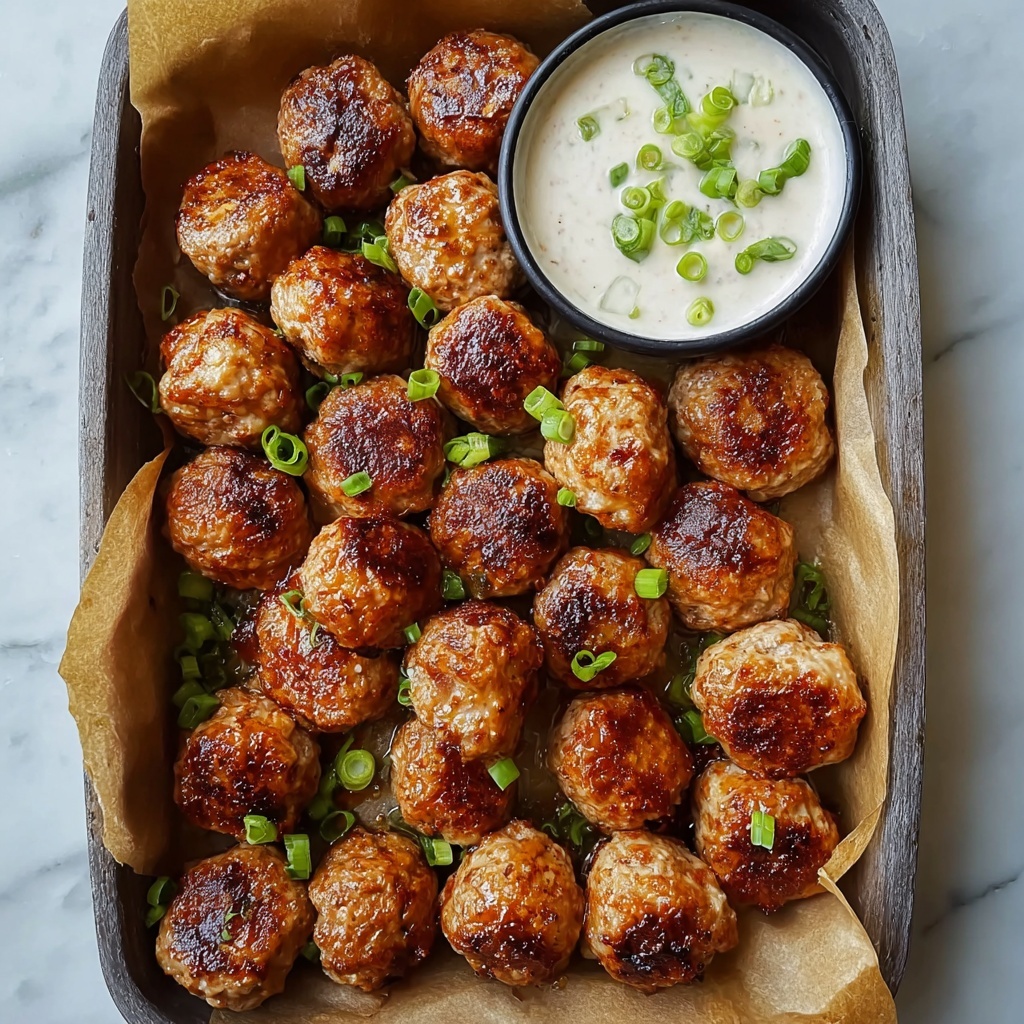 Buffalo Chicken Meatballs for Flavor-Packed Game Day Fun Recipe - Recipe Image