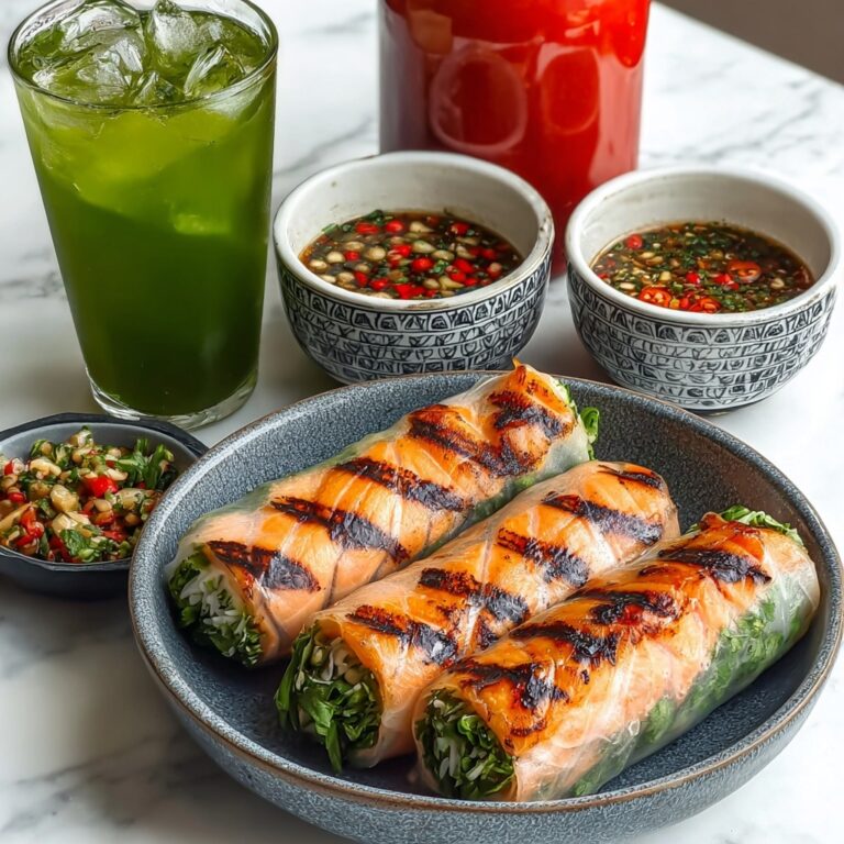 Vietnamese Baked Salmon Spring Rolls in 30 Minutes Recipe