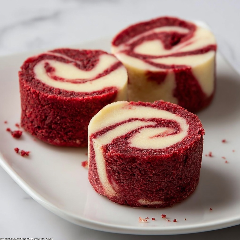 Red Velvet Brownie Bites with Cream Cheese Swirl Recipe - Recipe Image