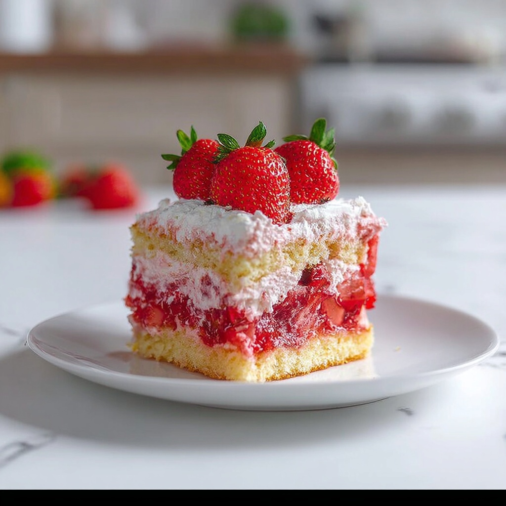 Strawberry Honeybun Cake Recipe - Recipe Image