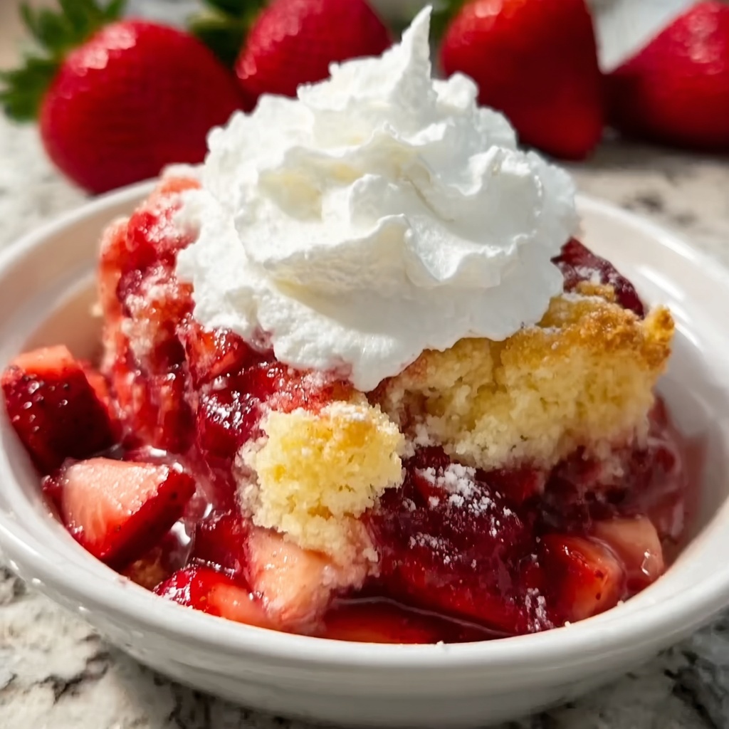 Easy Strawberry Cobbler Recipe - Recipe Image