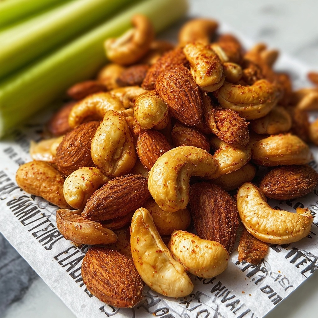 Buffalo Ranch Spiced Nuts Recipe - Recipe Image