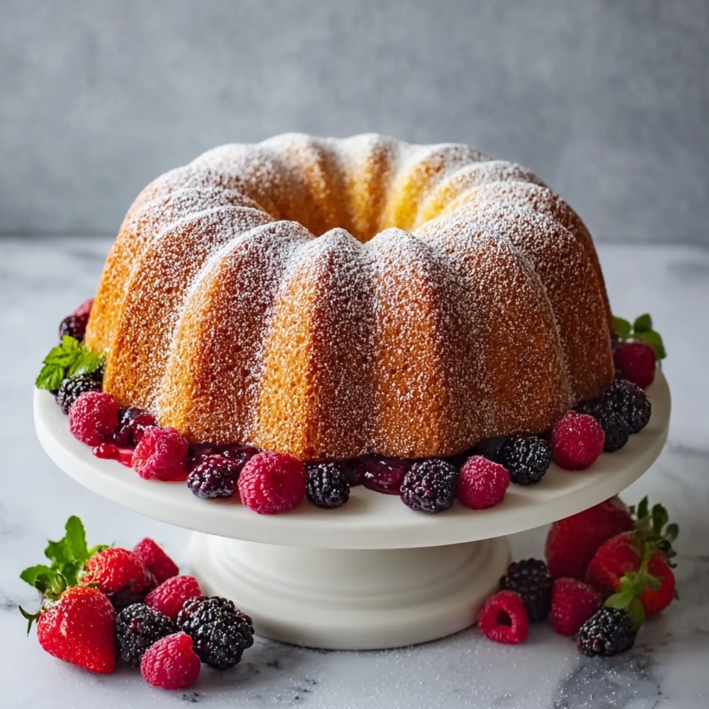 One-Bowl Jam Doughnut Cake Recipe - Recipe Image