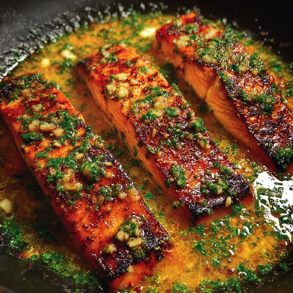 Garlic Butter Parmesan Salmon Recipe - Recipe Image