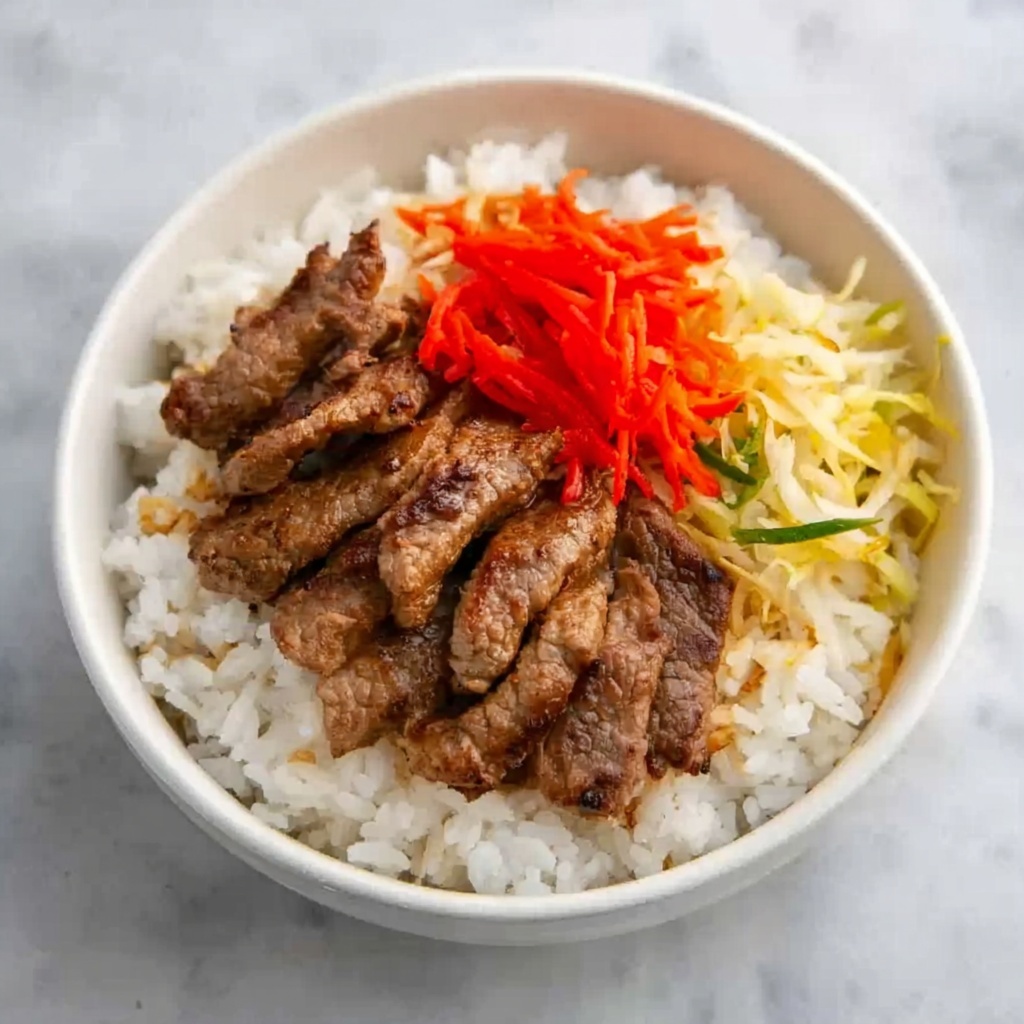 Gyudon Japanese Beef Bowls Recipe - Recipe Image
