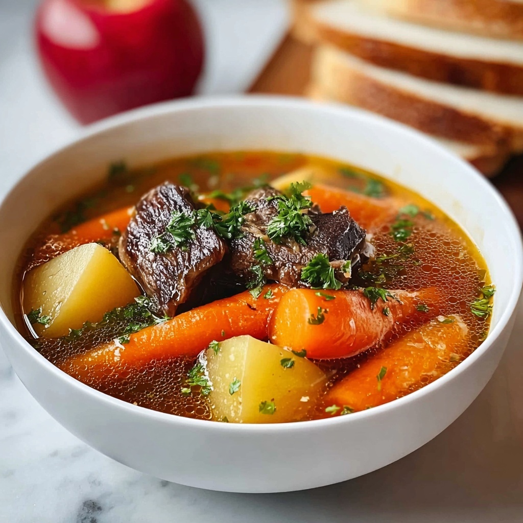 Apple Carrot Beef Rib Soup Recipe - Recipe Image