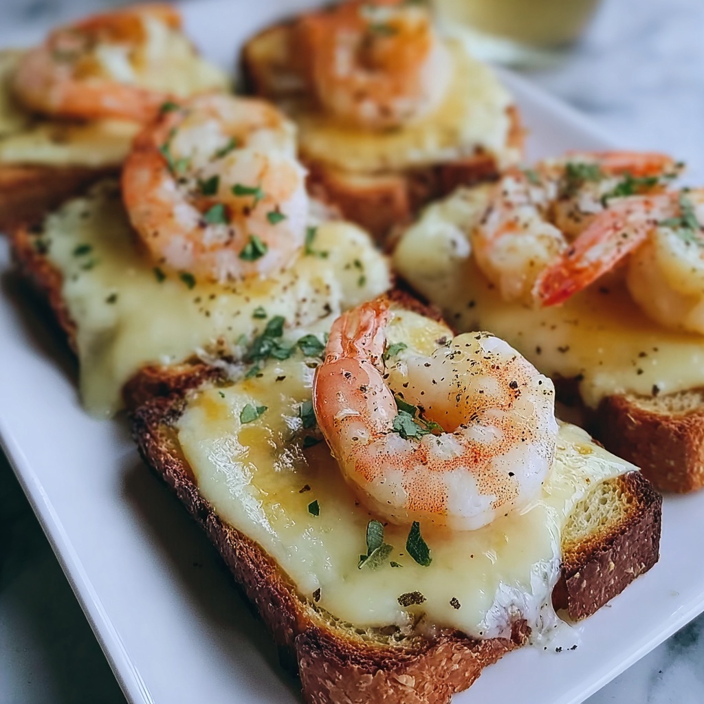 Cheesy Shrimp Toast Recipe - Recipe Image