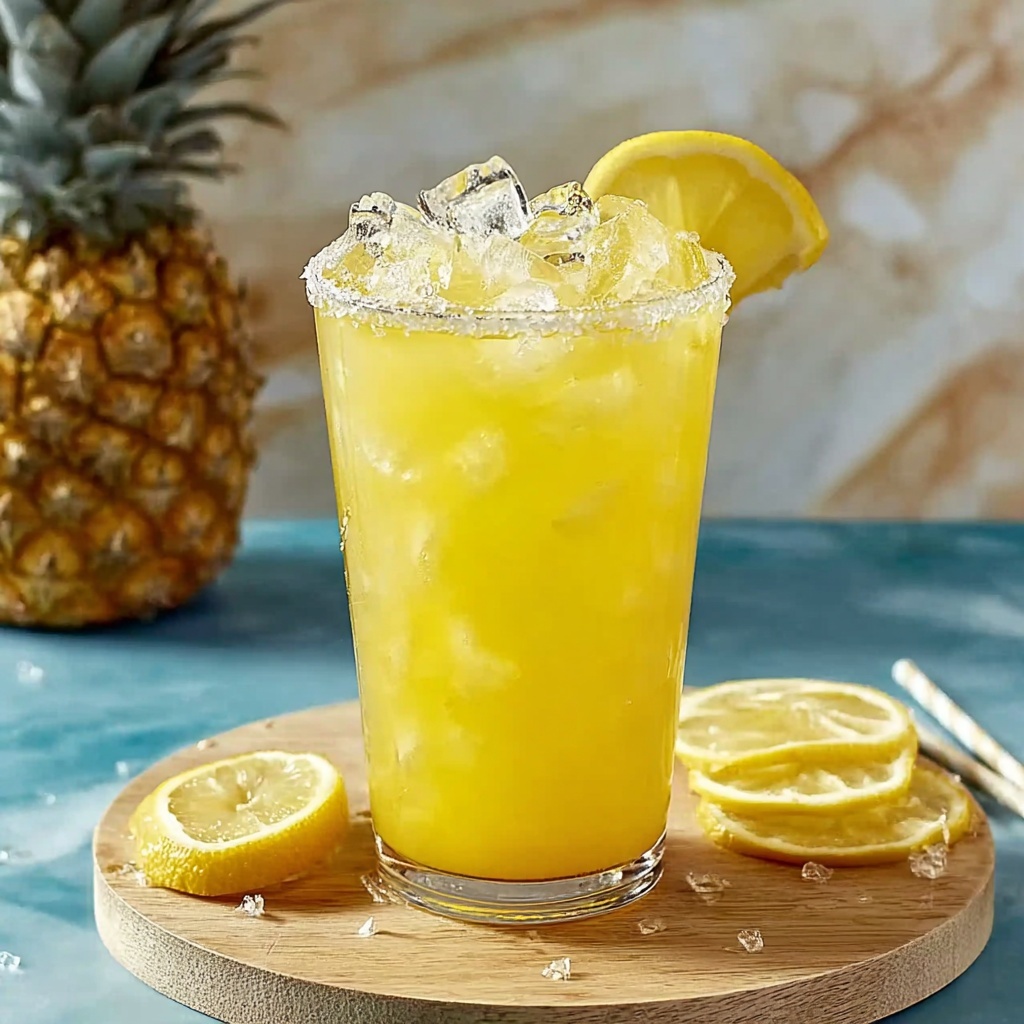 Pineapple Lemon Drop Cocktail Recipe - Recipe Image