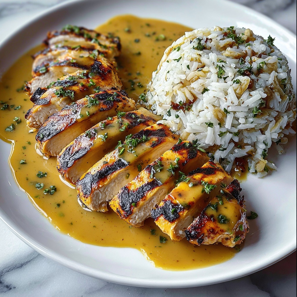 Honey Mustard Chicken Rice: An Easy Delicious Recipe - Recipe Image