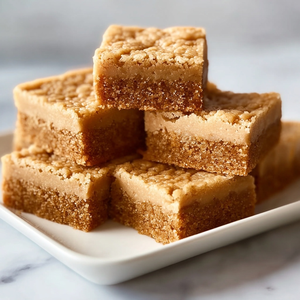 Vegan Cinnamon Chickpea Blondies Recipe - Recipe Image