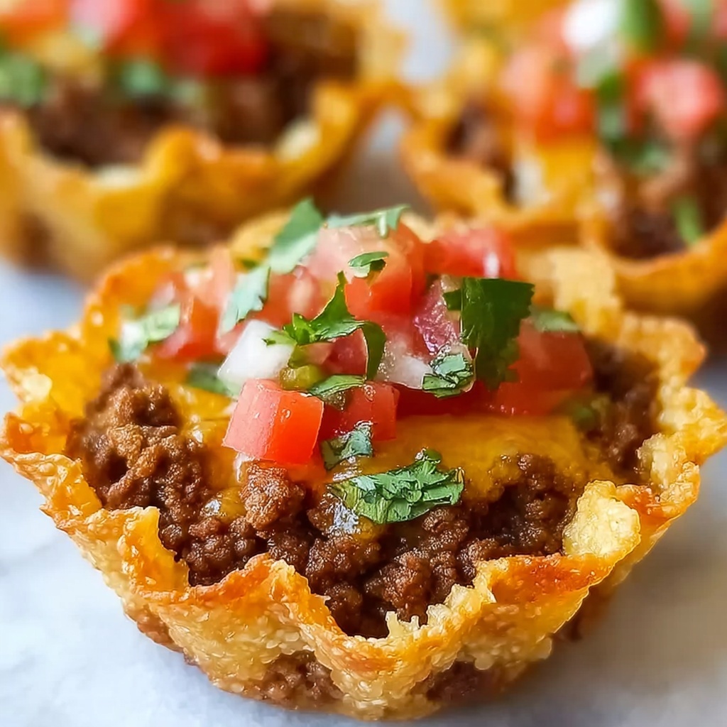 Crunchy Taco Cups Recipe - Recipe Image