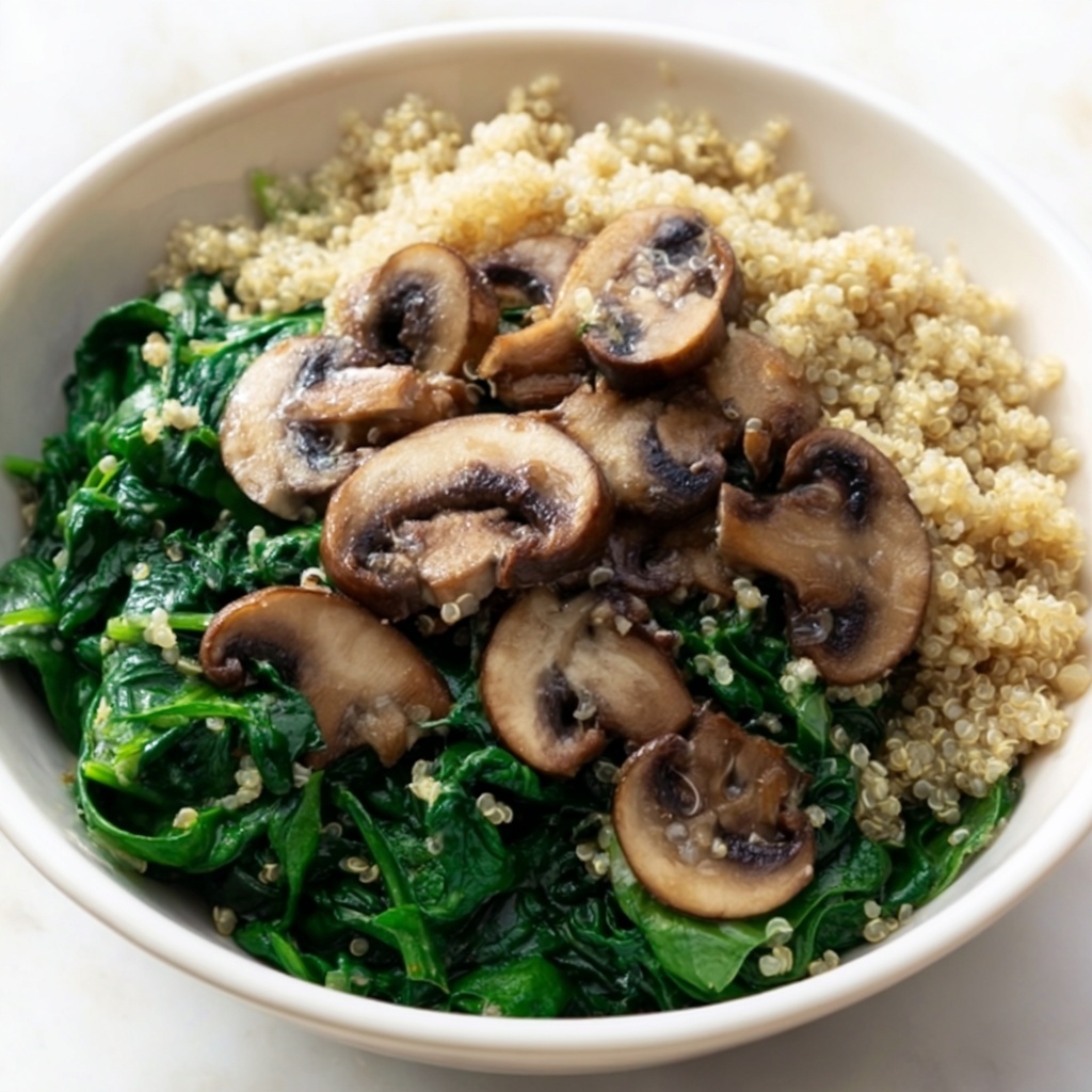 Mushroom Spinach Quinoa: 7 Nutritious Reasons to Indulge Recipe - Recipe Image