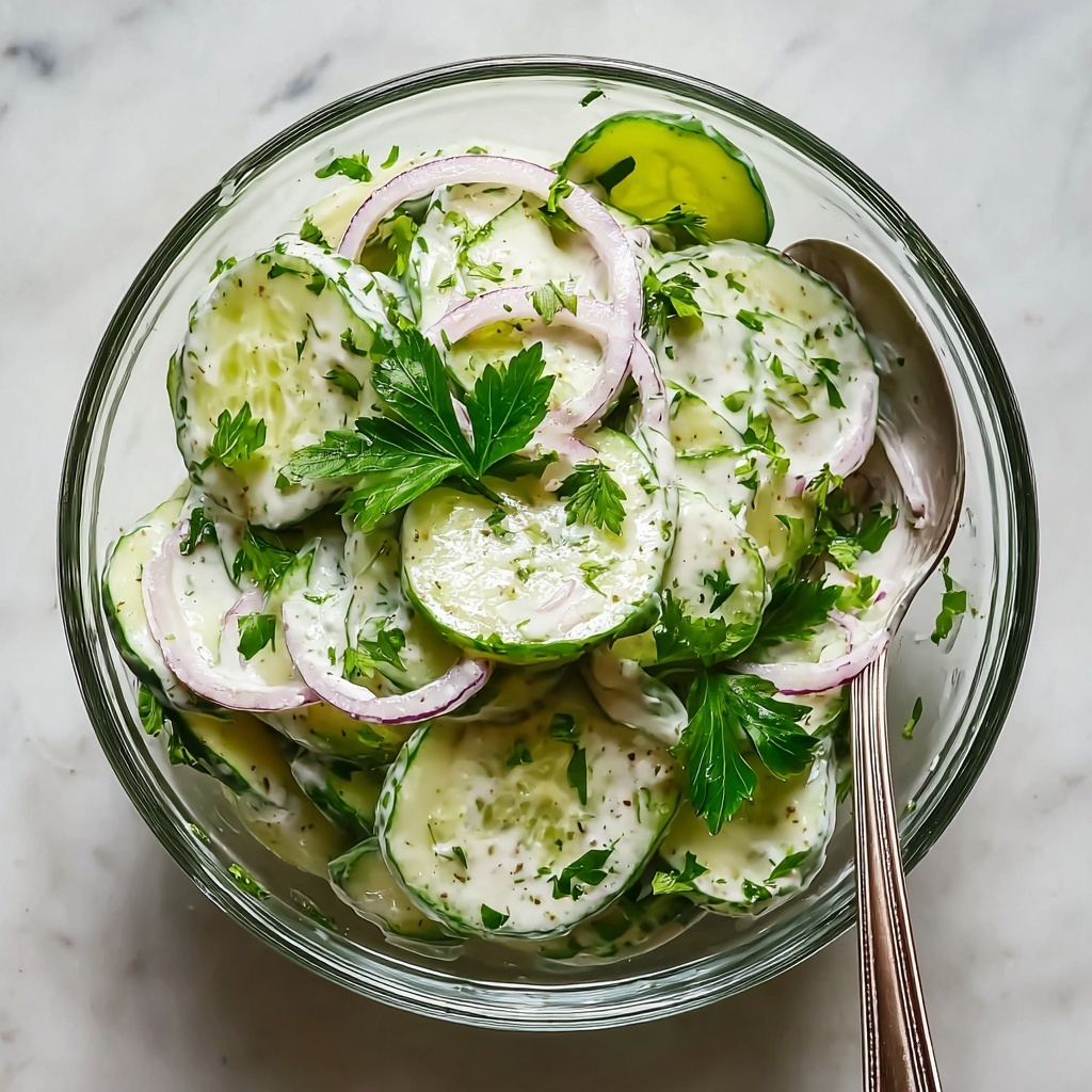 High Protein Cucumber Salad for a Refreshing Meal Boost Recipe - Recipe Image