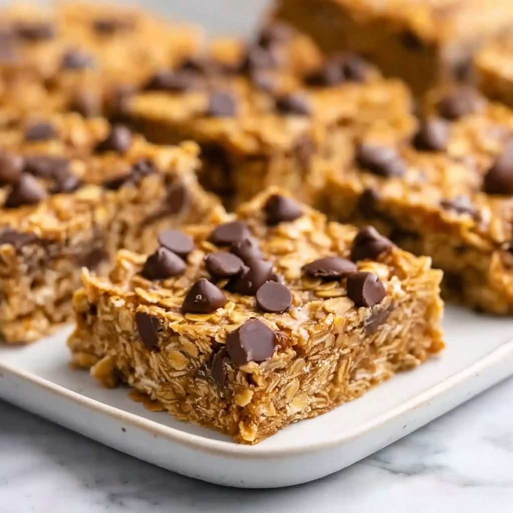 Oatmeal Chocolate Chip Bars Recipe - Recipe Image