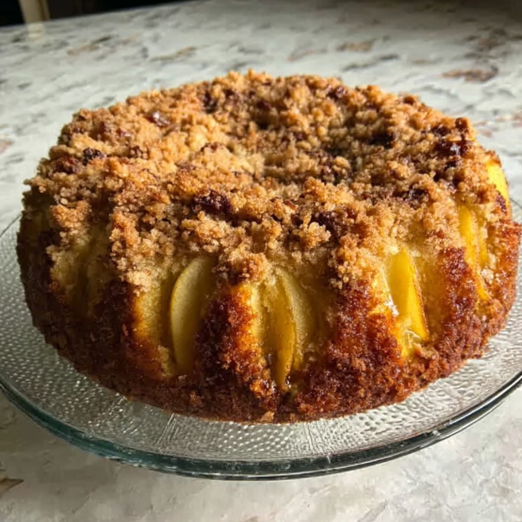 Maple Pear Cake with Streusel Topping Recipe - Recipe Image