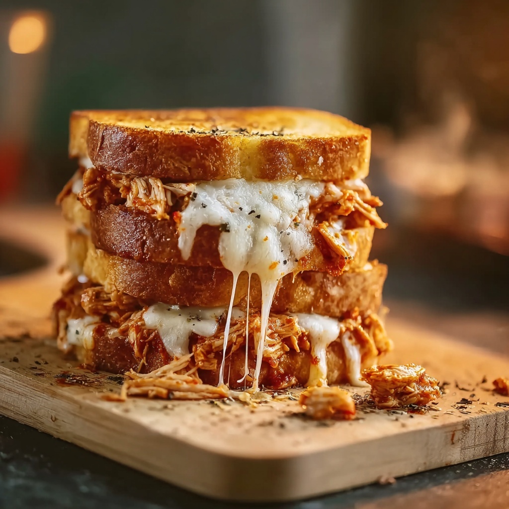 Chicken Parmesan Grilled Cheese Recipe - Recipe Image