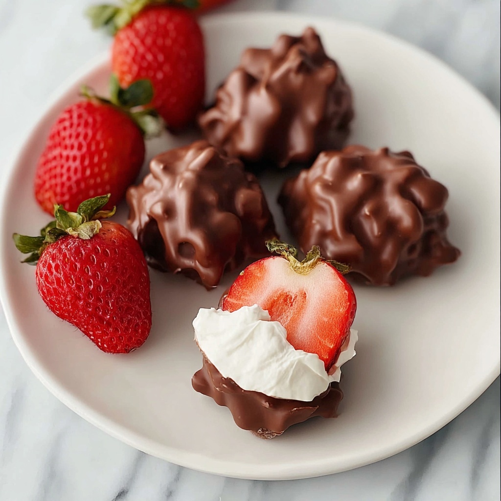 Healthy Chocolate Strawberry Yogurt Clusters for Guilt-Free Indulgence Recipe - Recipe Image