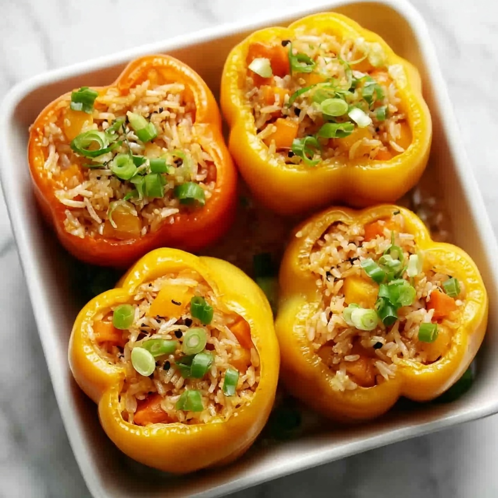 Teriyaki Pineapple Chicken & Rice Stuffed Peppers Recipe - Recipe Image