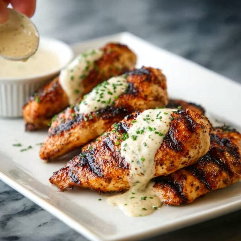 Cajun Grilled Chicken with Alabama White Sauce Recipe