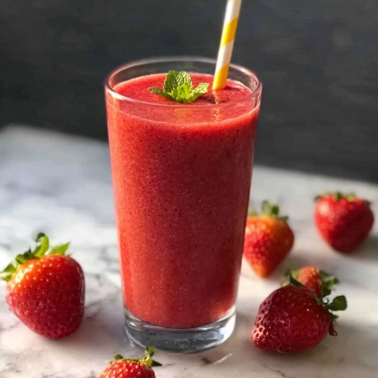 Fresh Strawberry Beet Glow Smoothie Recipe