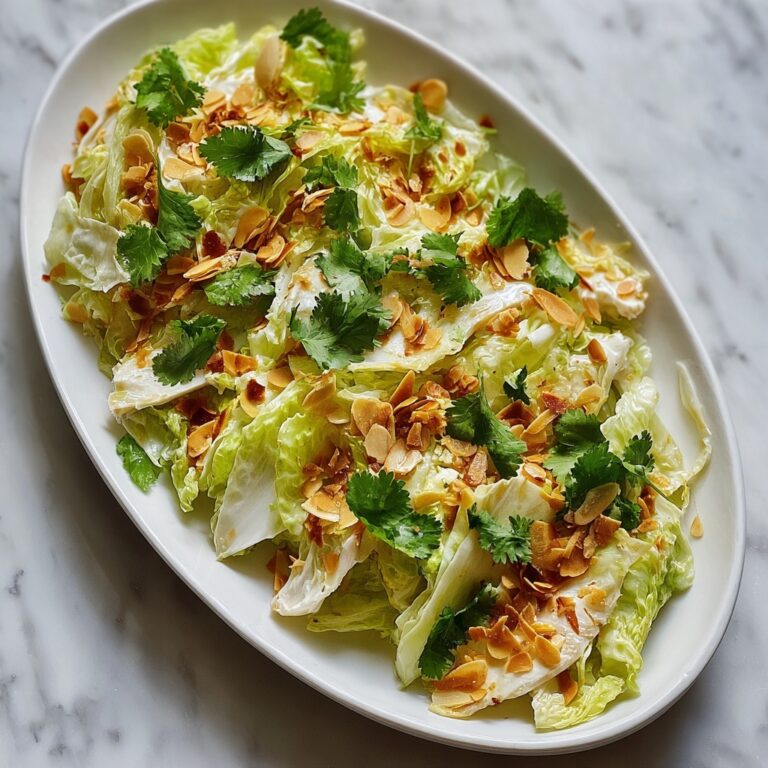 Zesty Spanish Garlic Cabbage Salad Recipe