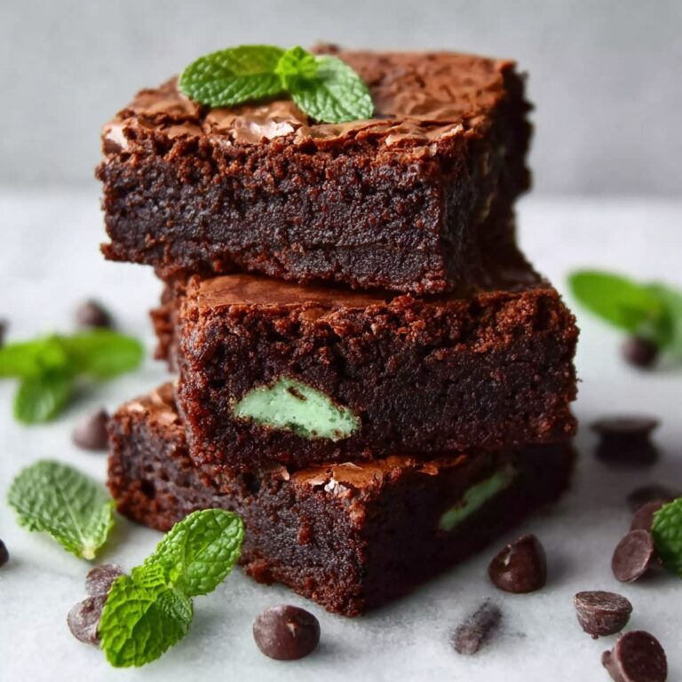 Delicious Mint Brownies Recipe