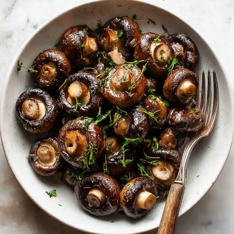 Savory Steakhouse Mushrooms Recipe