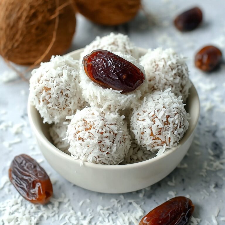 Delicious Coconut Date Rolls for a Guilt-Free Snack Attack Recipe