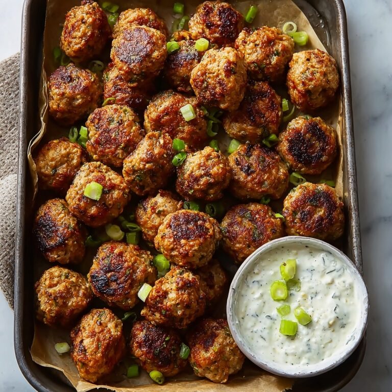 Buffalo Chicken Meatballs for Flavor-Packed Game Day Fun Recipe