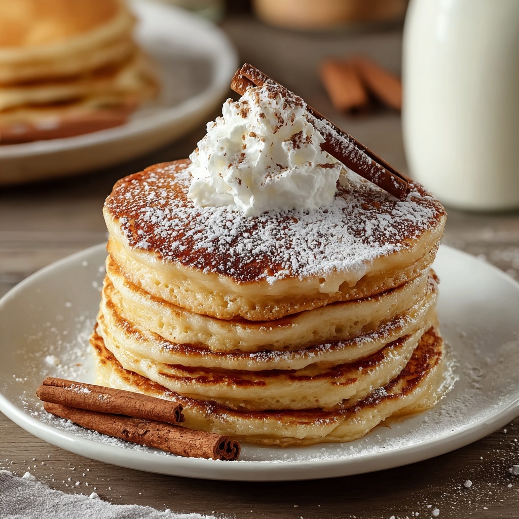 Vanilla Cinnamon Buttermilk Pancakes Recipe - Recipe Image