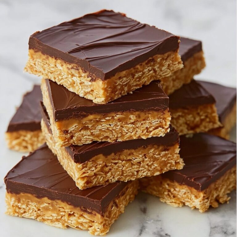 No-Bake Peanut Butter Oat Bars Recipe