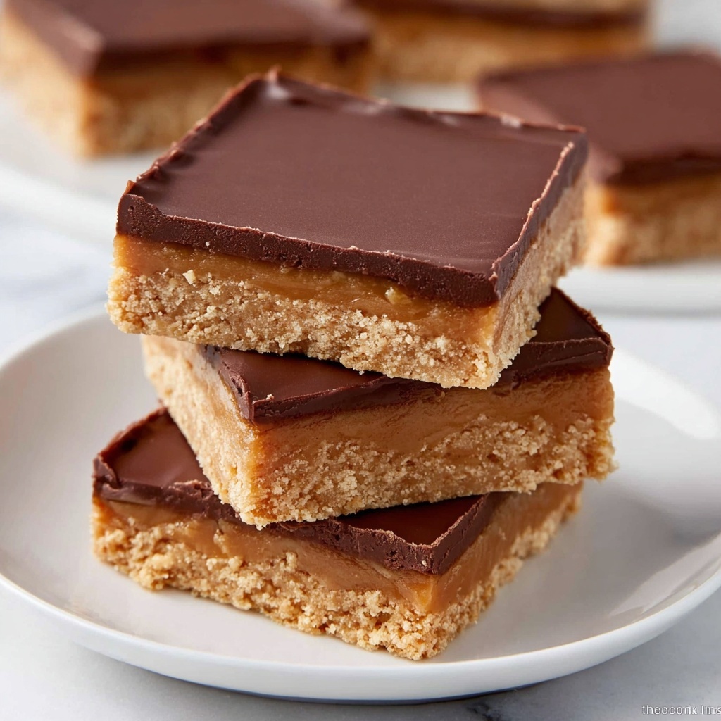 No Bake Peanut Butter Bars Recipe - Recipe Image