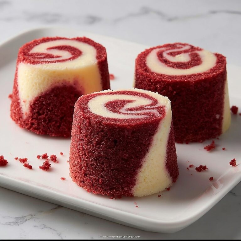Red Velvet Brownie Bites with Cream Cheese Swirl Recipe