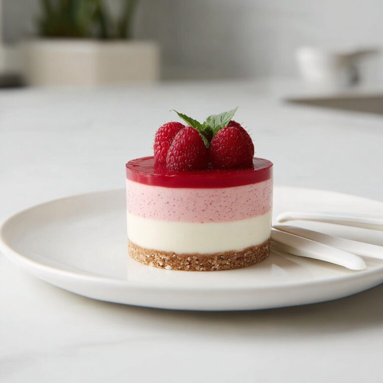 No-Bake Raspberry Cheesecake – Easy, Creamy & Fruity Dessert Recipe