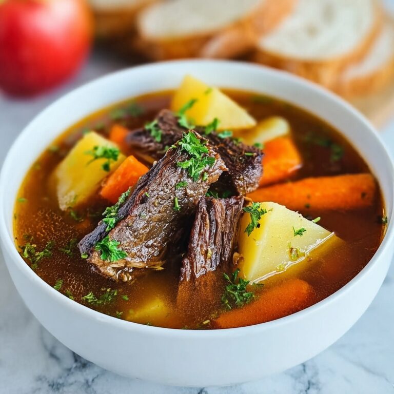 Apple Carrot Beef Rib Soup Recipe