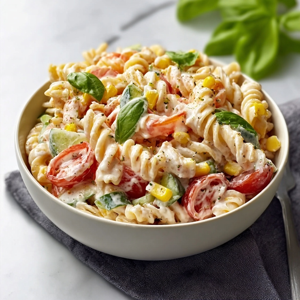 Pink Cadillac Pasta Salad Recipe - Recipe Image