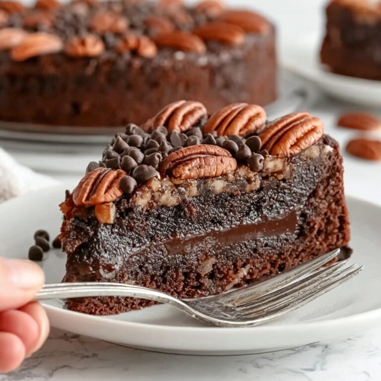 Gooey Chocolate Pecan Cake Recipe