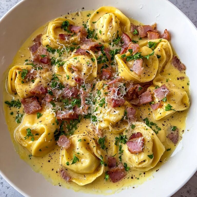 Creamy Tortellini Carbonara Recipe