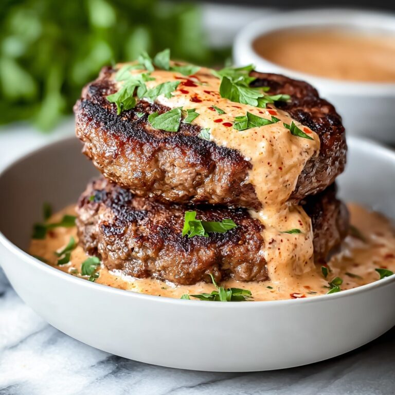 Irresistible Keto Feta Burgers with Creamy Tomato Bliss Recipe