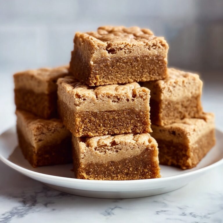 Vegan Cinnamon Chickpea Blondies Recipe