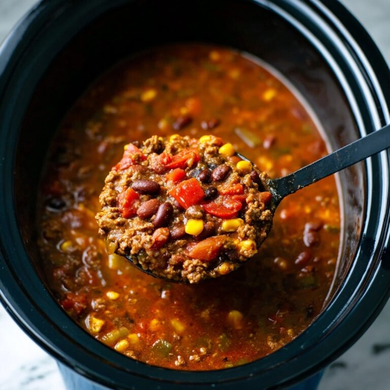 Slow Cooker Taco Ranch Chili Recipe