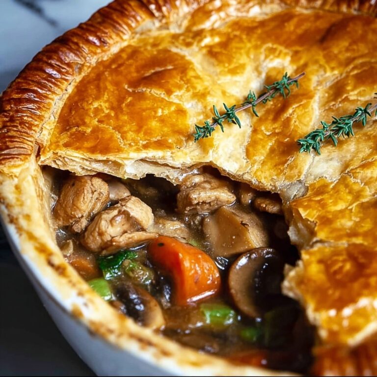 Campfire Pheasant Pot Pie with Mushrooms and Leeks Recipe